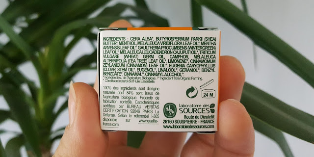 baume celtique composition inci