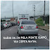 O motorista que está saindo da região norte da capital pela ponte Igapó está encontrando lentidão no trecho.
