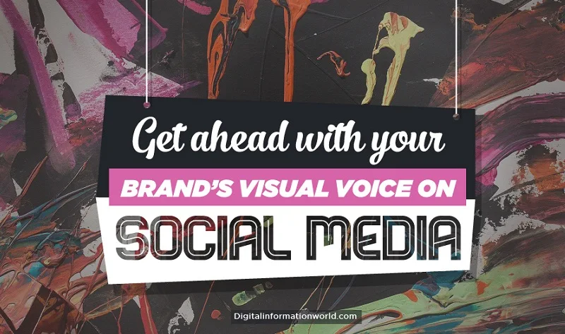 Get ahead with your brand’s visual voice on #socialmedia - #infographic #contentmarketing