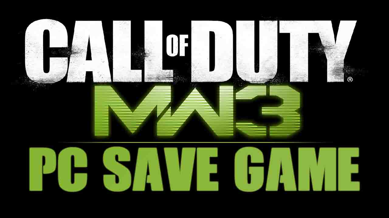 call of duty modern warfare 3 save game