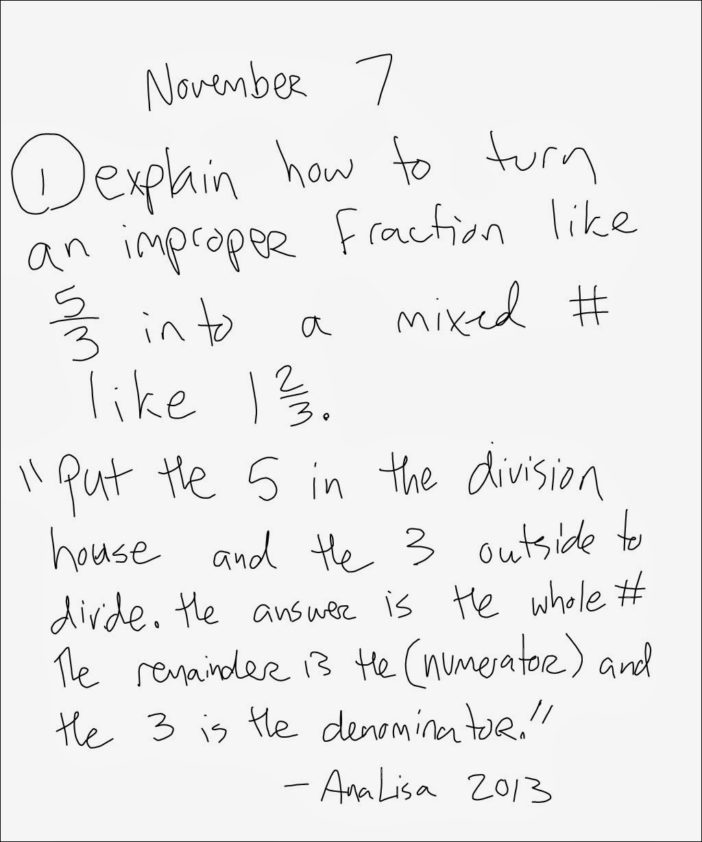 Mr Schoolar Math: 2nd period 11-6-13