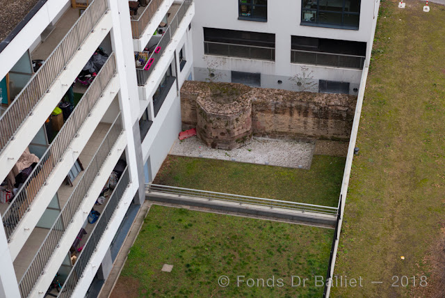 Fortifications de Strasbourg : vestiges de la 4e extension, Bd Wilson (cliché Dr Balliet)