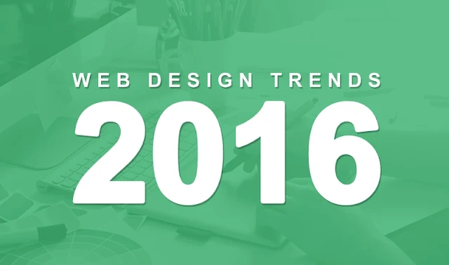 Web Design Trends 2016 - #infographic