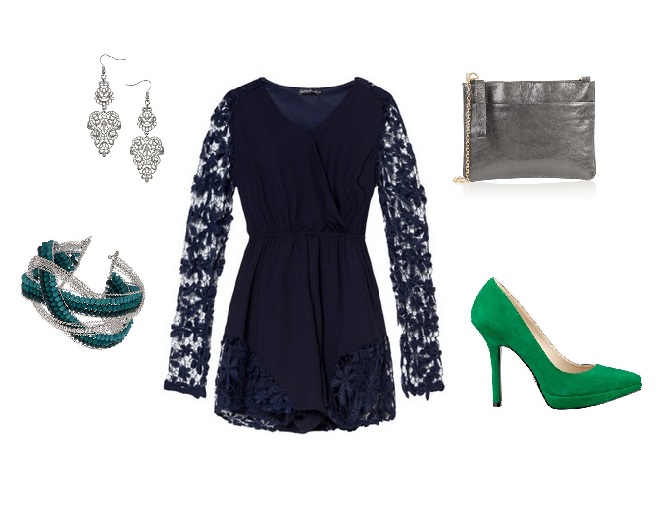Outfit Ideas for this Shoe Green Pumps