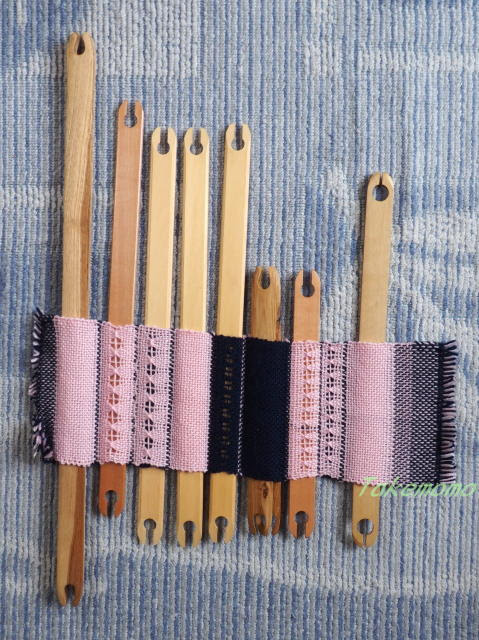織美絵で二重織り+綾織り-たけもも織り編み日記