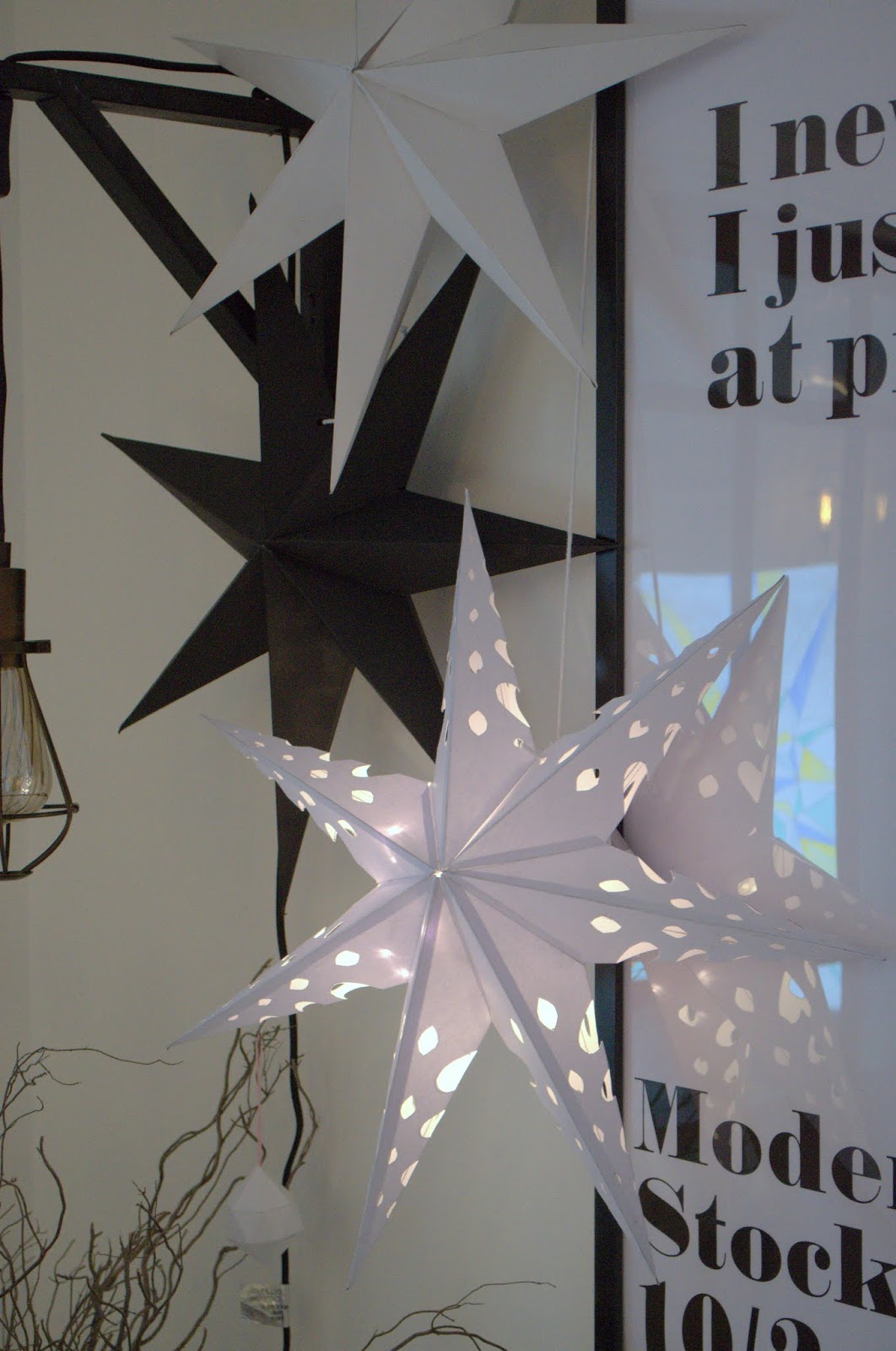 nostalgiecat: DIY paper stars...