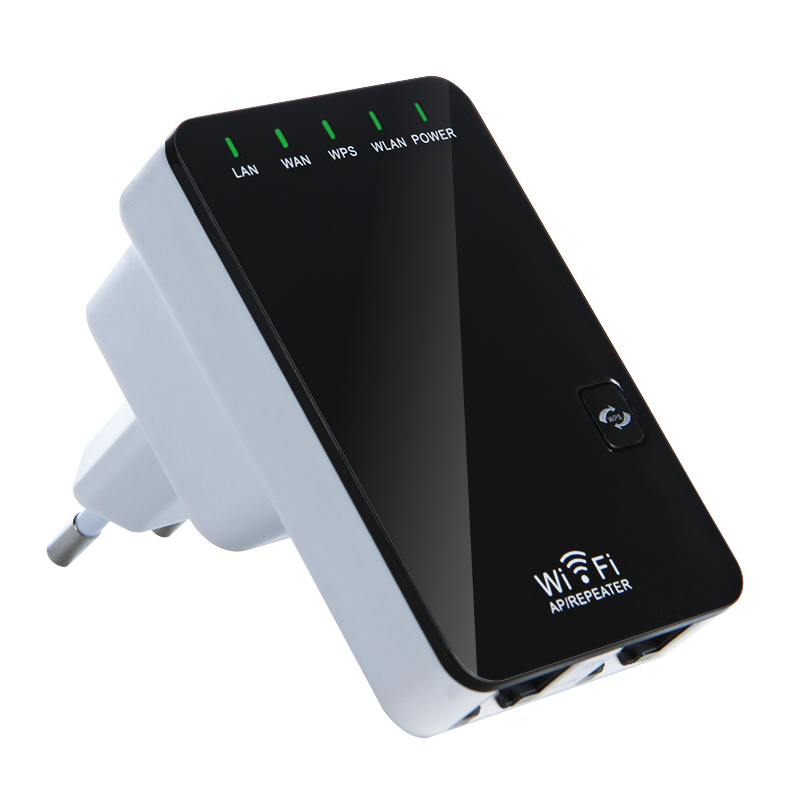 EU Plug WirelessN Network Router AP WIFI Repeater Amplifier LAN Client