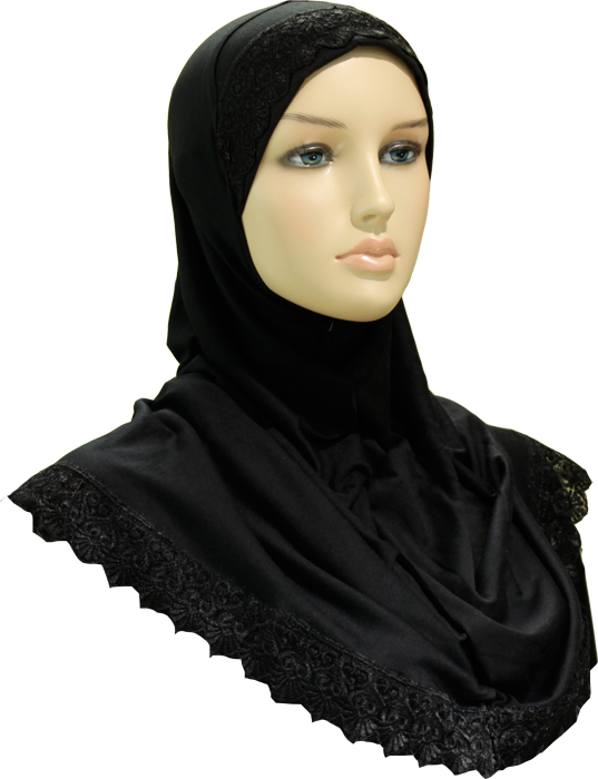 style black hijab