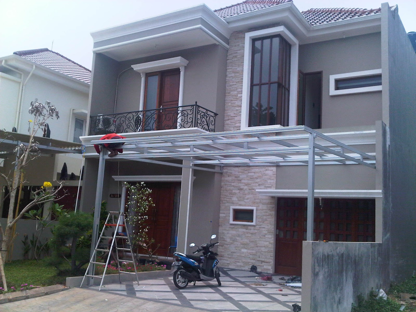 rangka kanopi stainless
