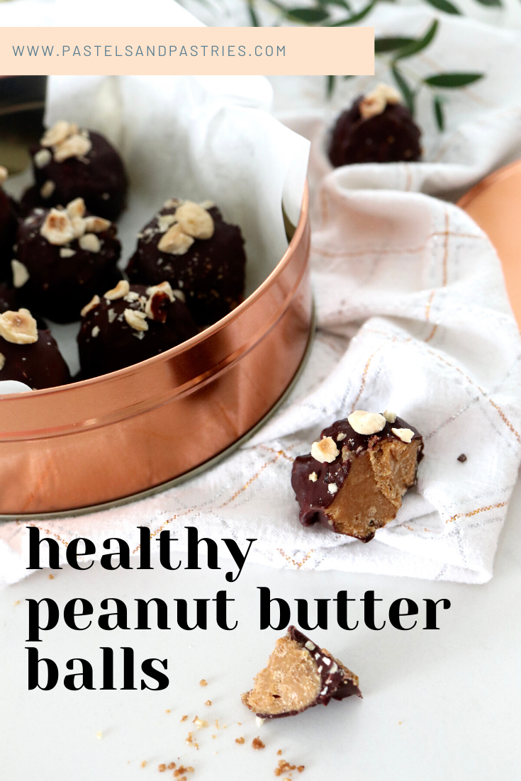 easy all nautal peanut butter balls healthy peanut butter treats for christmas