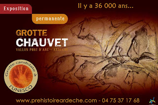 Exposición de la Gruta de Chauvert. Exposición de la Gruta de Chauvert.