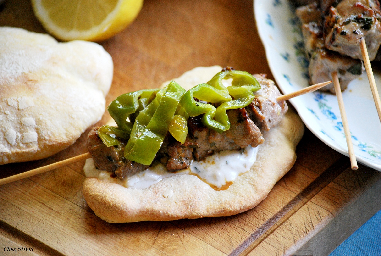 Resultado de imagen de souvlaki receta griega