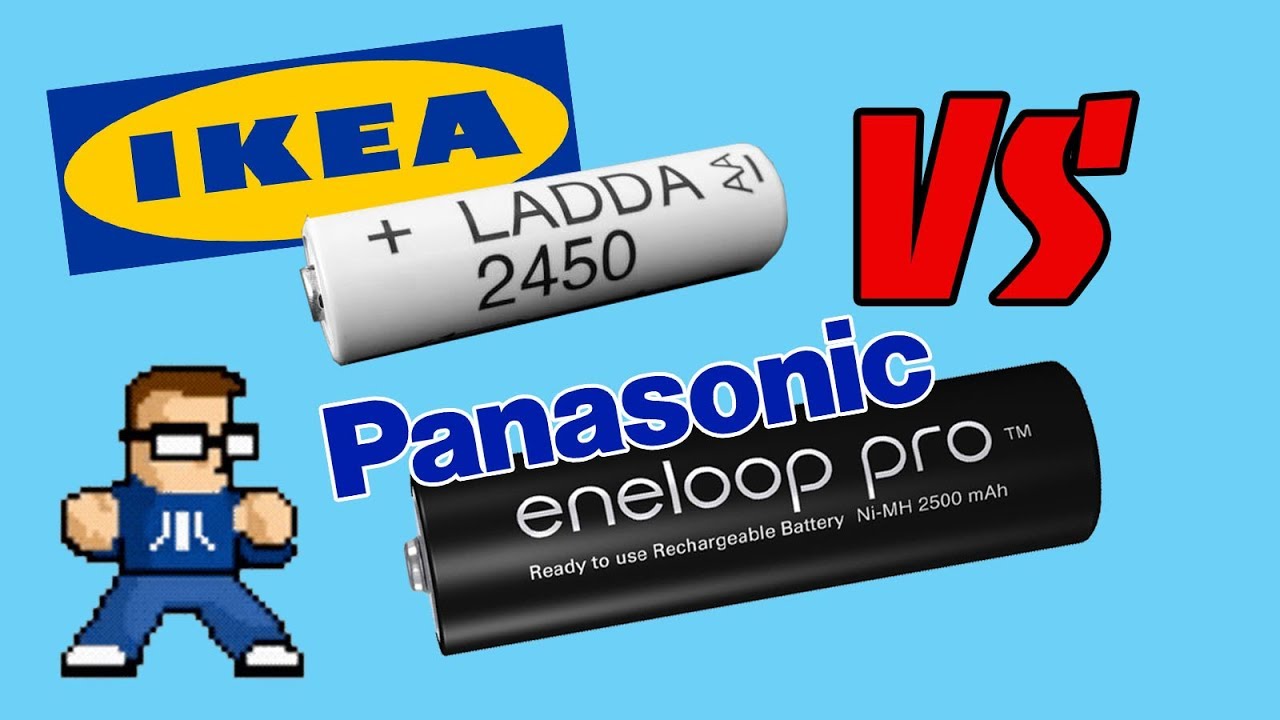 Which Recycle Faster: Ikea LADDA batteries vs Sanyo Eneloop Pro