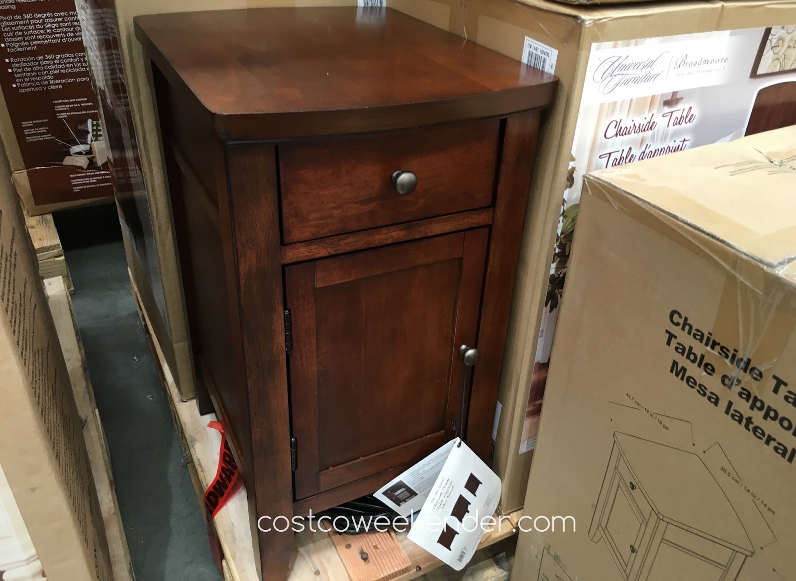 Universal Furniture Broadmoore Chairside Table Costco Weekender