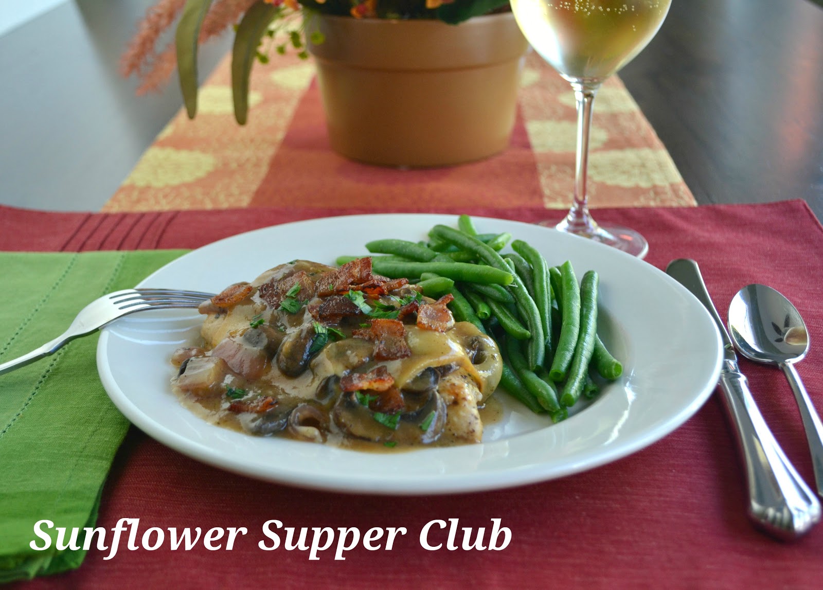 Sunflower Supper Club Cheesy Smoked Gruyere Chicken