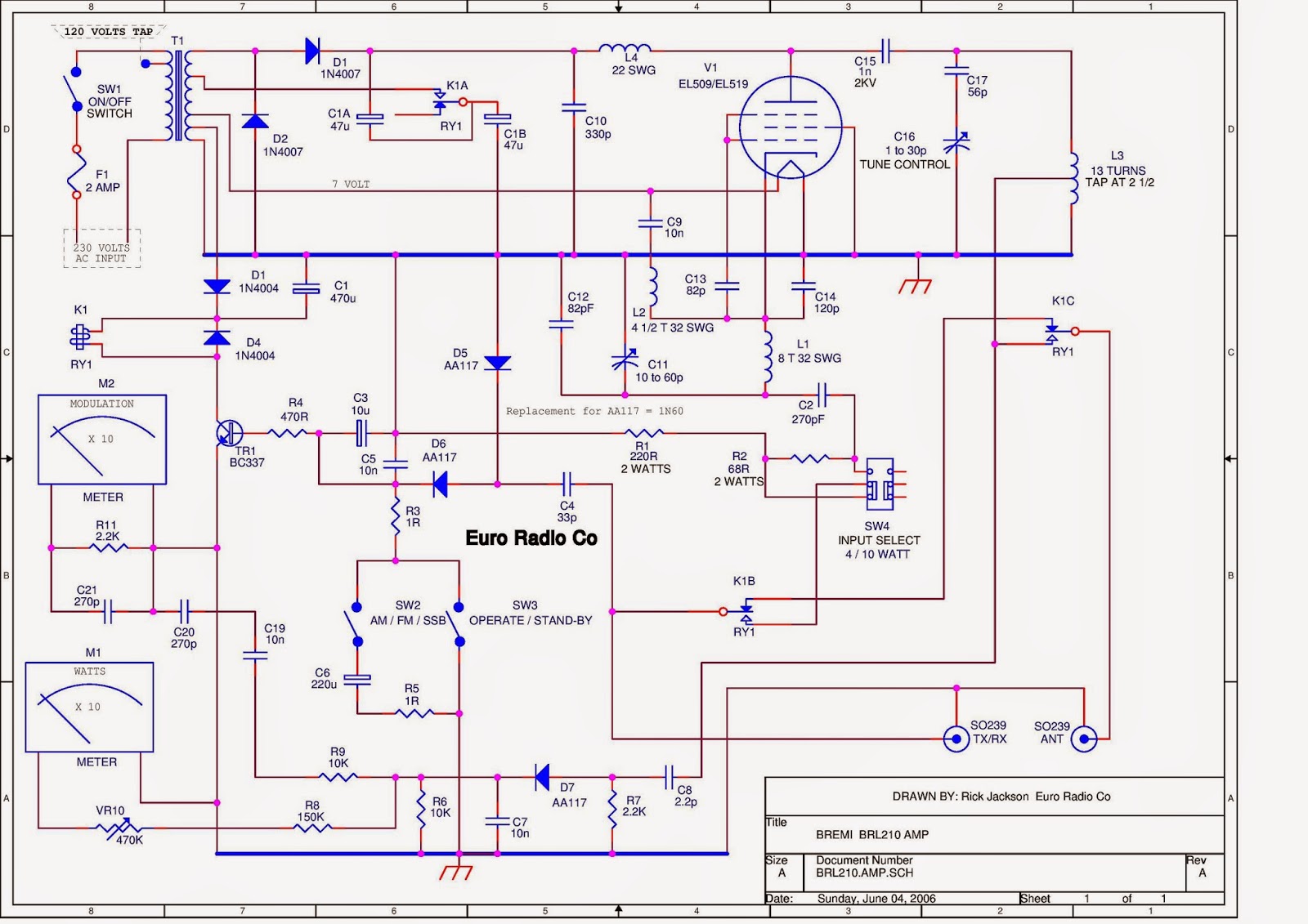 91NR712: 27MHz CB LINEAR AMPLIFIER