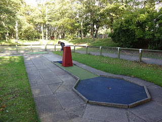 Crazy Golf course at Hesketh Park in Southport