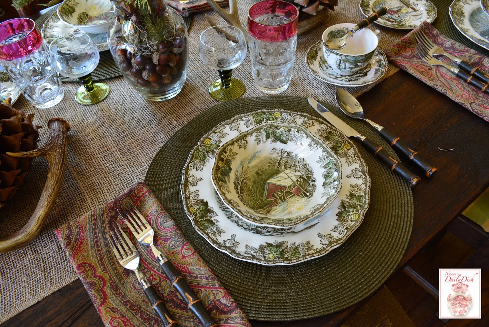 The History of Johnson Brothers and The Friendly Village Tablescape