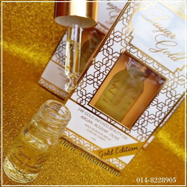 Sugar Gold Luxury Beauty Oil Hanya Yang Terlaris & Terbaik!