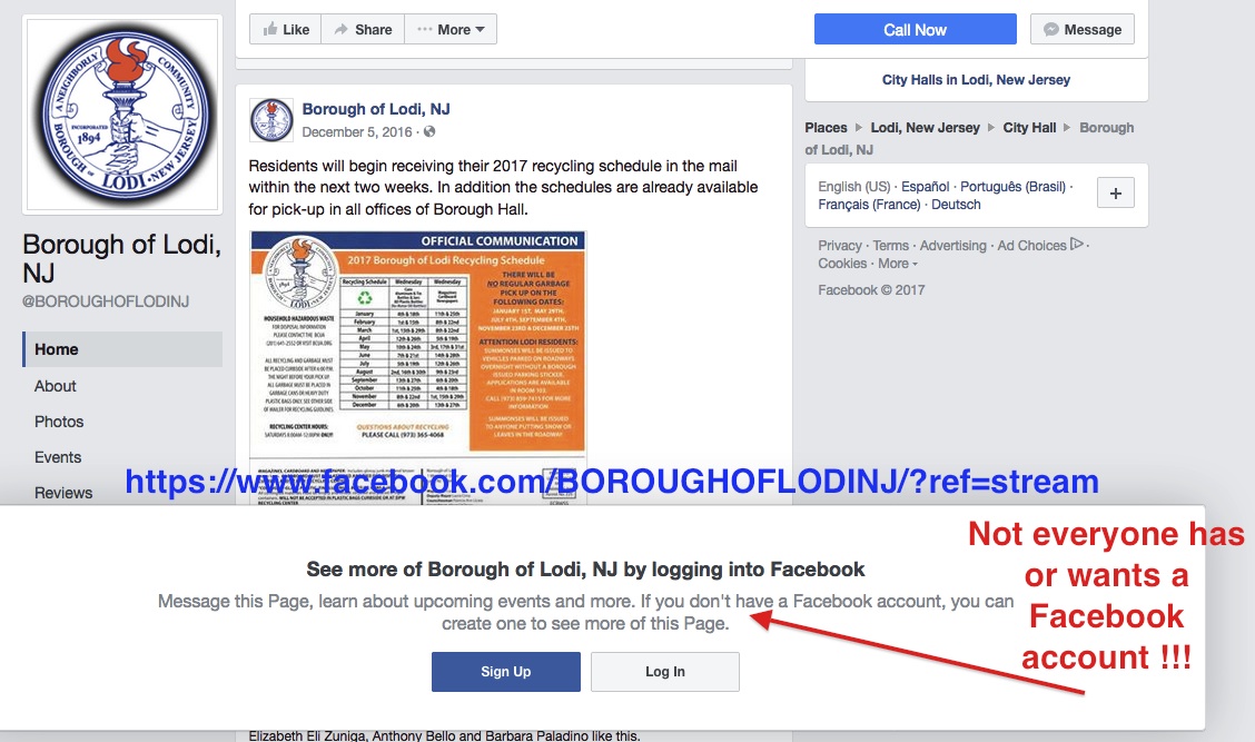 Lodi, NJ - prima facie •: I apologize