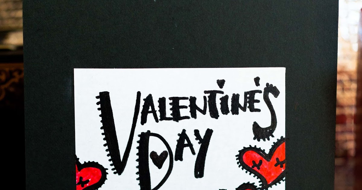 かわいいデコ文字を使ったバレンタインpopの書き方 Diy集客tips 店頭販促popをハンドメイドする方法