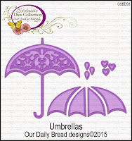Our Daily Bread designs Custom Umbrellas Dies
