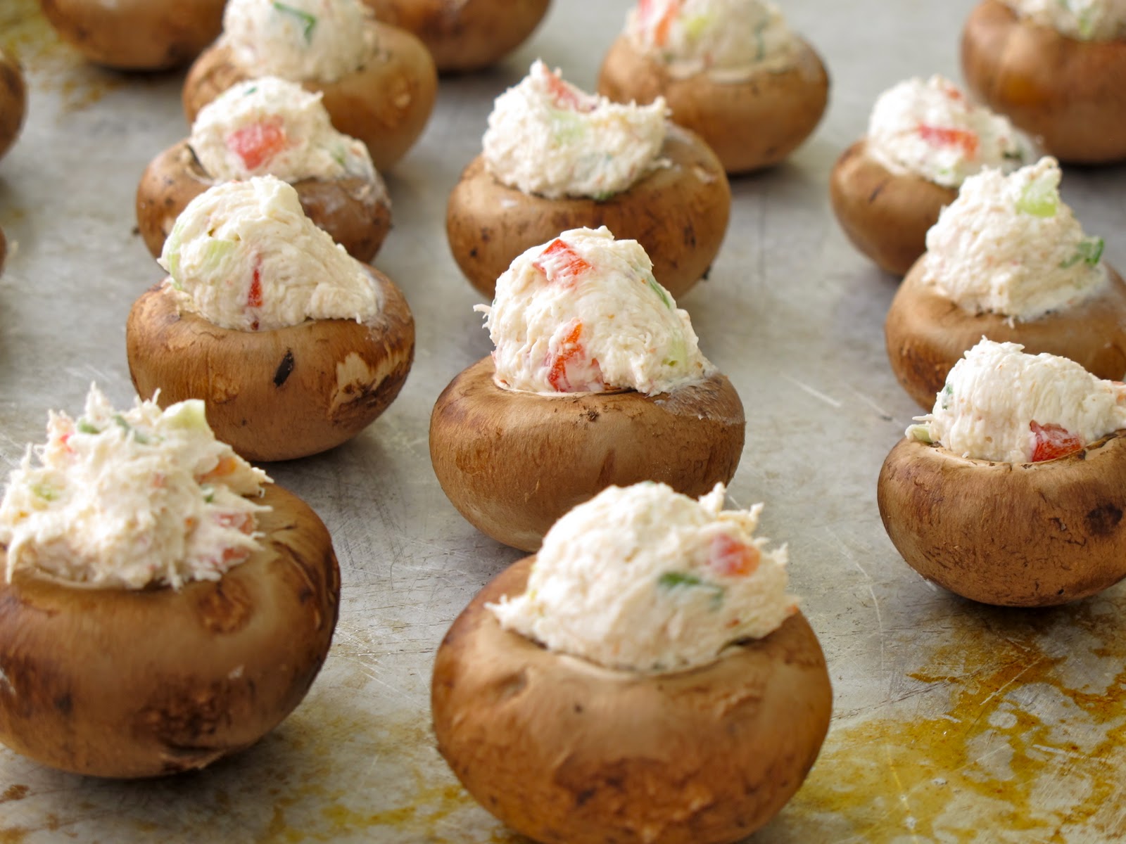 Jenny Steffens Hobick: Crab Stuffed Mushrooms | Appetizers & Hors D'oeuvres