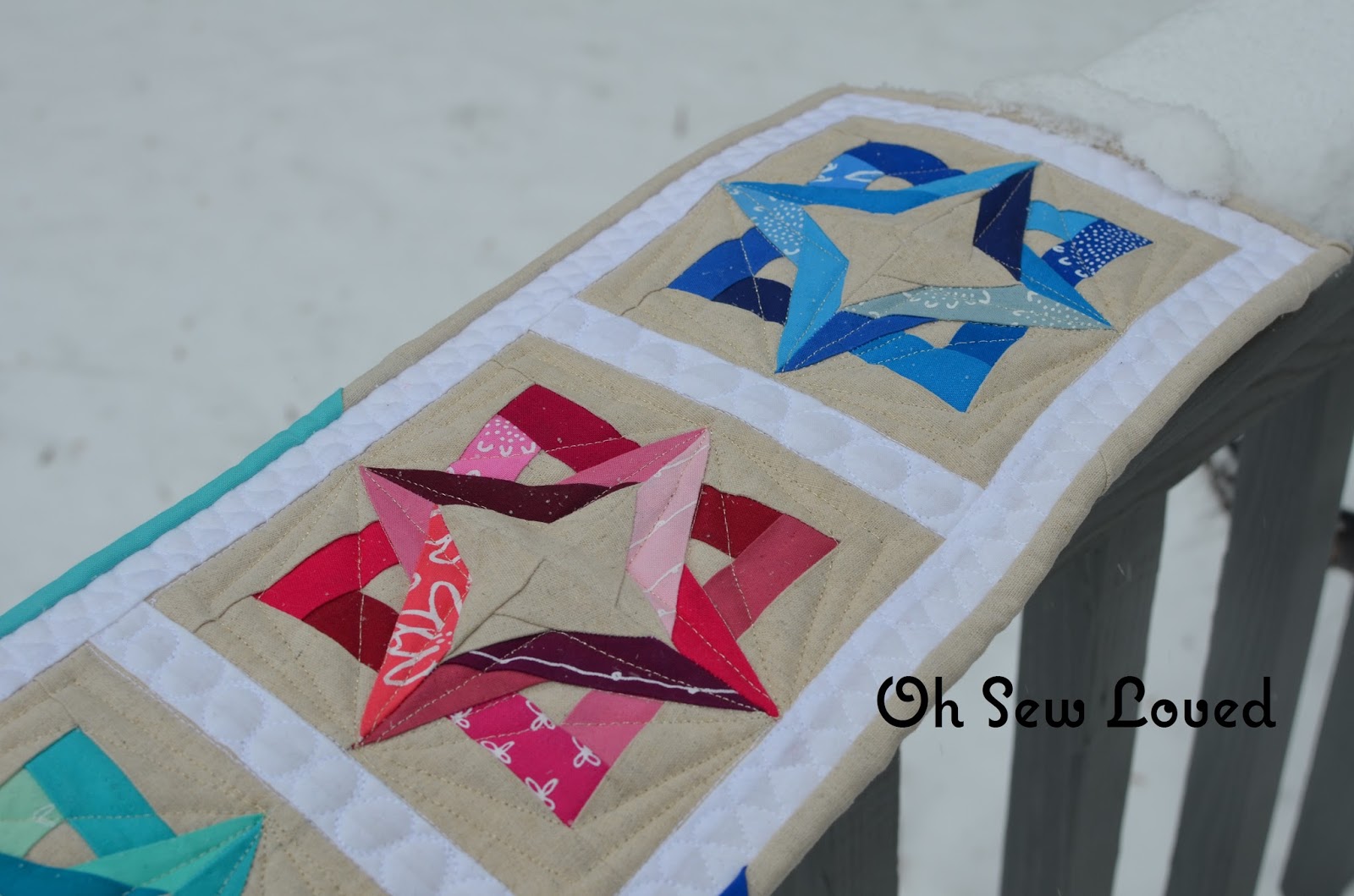 Oh Sew Loved Skinny Mini Quilt Swap Quilt!