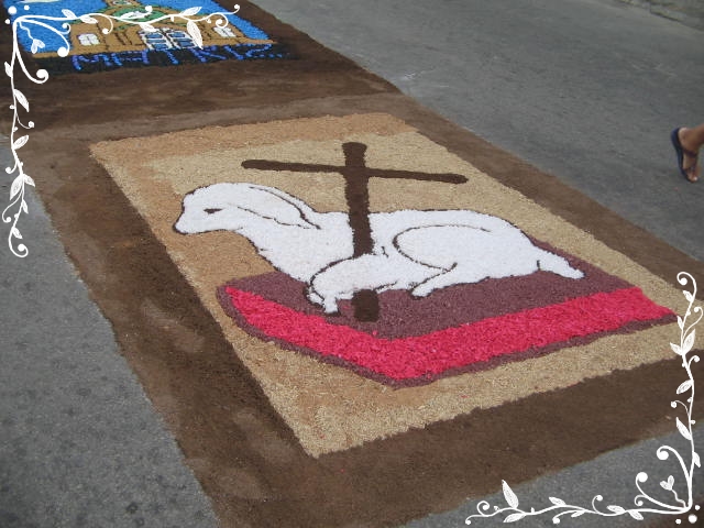 Exemplo De Desenhos Tapetes Para O Dia De Corpus Christi