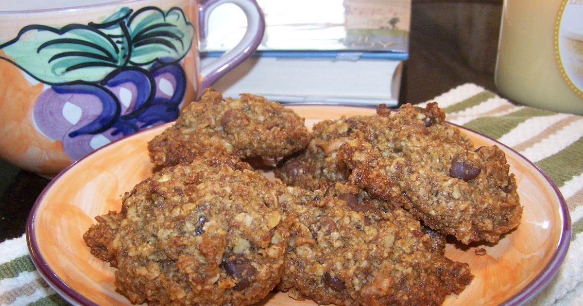 The Best Gluten Free Chocolate Chip Oatmeal Flax Cookie,low carb, low