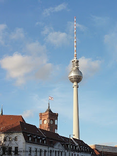 Alexanderplatz, fernsehturm, Rotes Rathaus