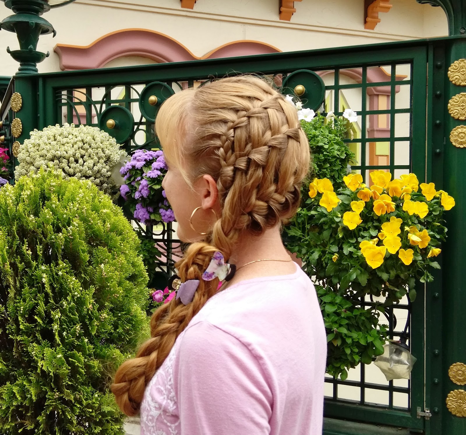 Braids & Hairstyles for Super Long Hair: Flower Basket Hairstyle