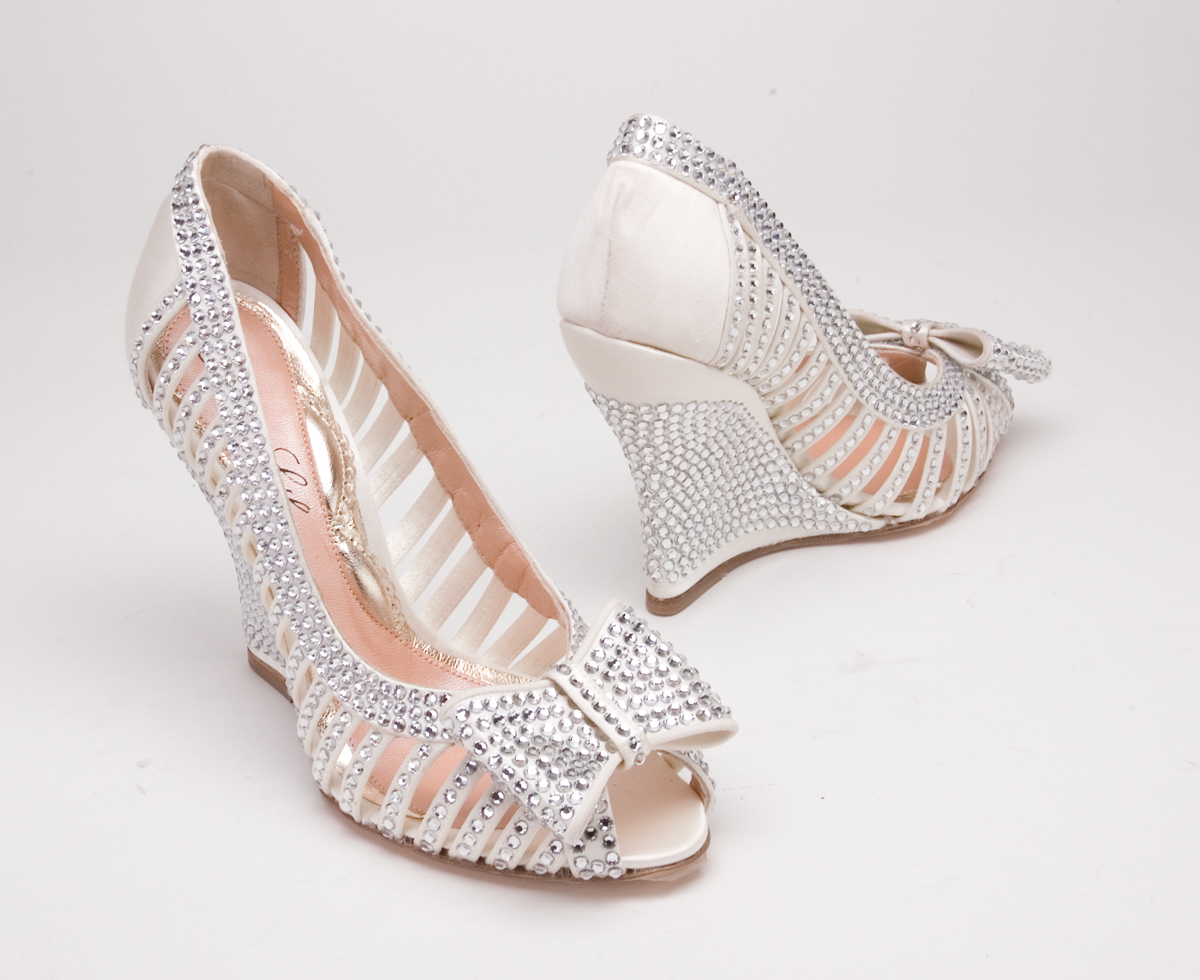 cerise wedding shoes