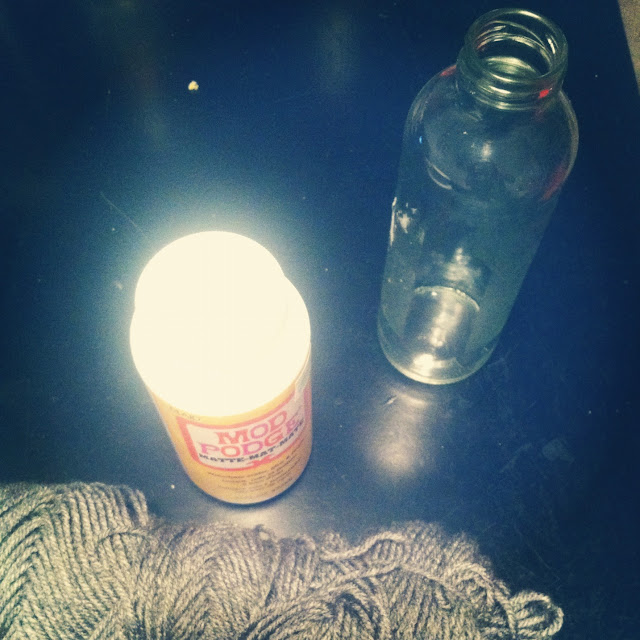 Eat, Sleep, Pinterest It's the Simple Things {Yarn Bottles}