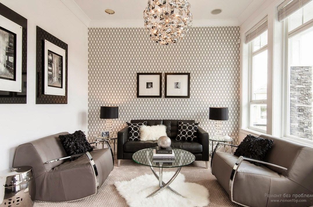 room living wallpaper rooms modern small colors patterns elegant trendy photographs