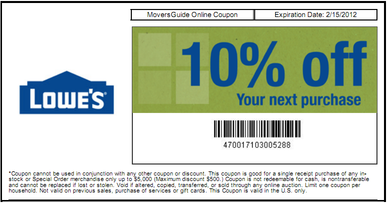 Free Promo Codes and Coupons 2021: Lowes Coupons