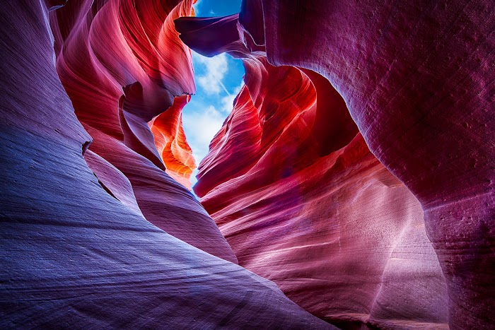 explore amazing canyon in arizona antelope rock wave