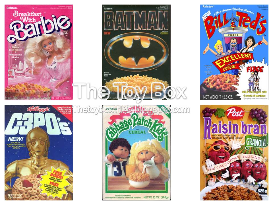 The Toy Box Cereals of the 80's