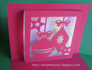 ornament pop up card