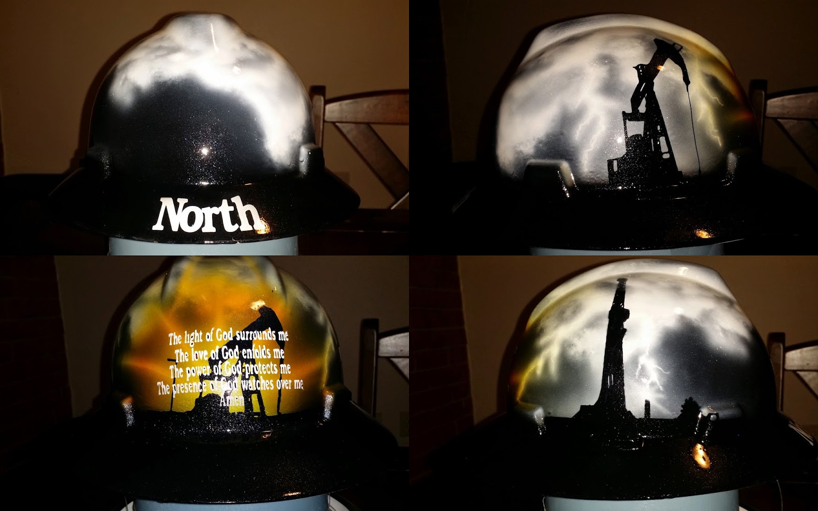 Zimmer DesignZ Custom Paint custom hard hats for the oilfield and