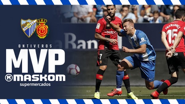 Ontiveros elegido MVP del Málaga - Mallorca