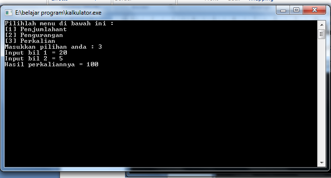 Contoh Program C++ - Berbagi Itu Menyenangkan