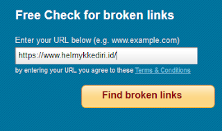 memperbaiki broken link diblog