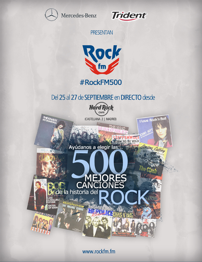 Reflexiones a luz de un candil: “ROCK FM 500”: “Las mejores canciones de la historia del