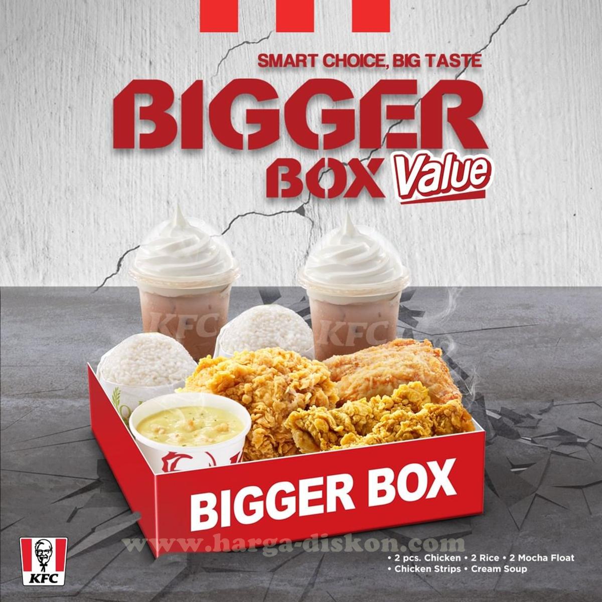 Promo KFC Bigger Box Value Rp63.636