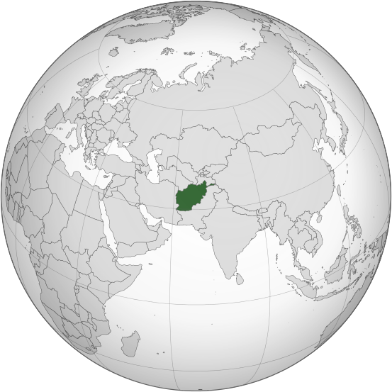 Letak negara Afghanistan