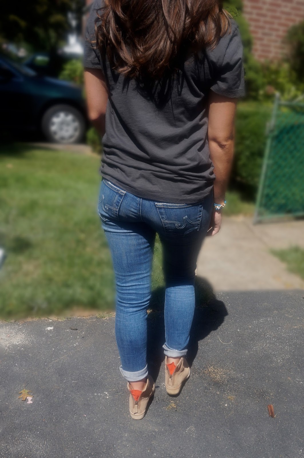 Fashionably Festive Tshirt and Jeans