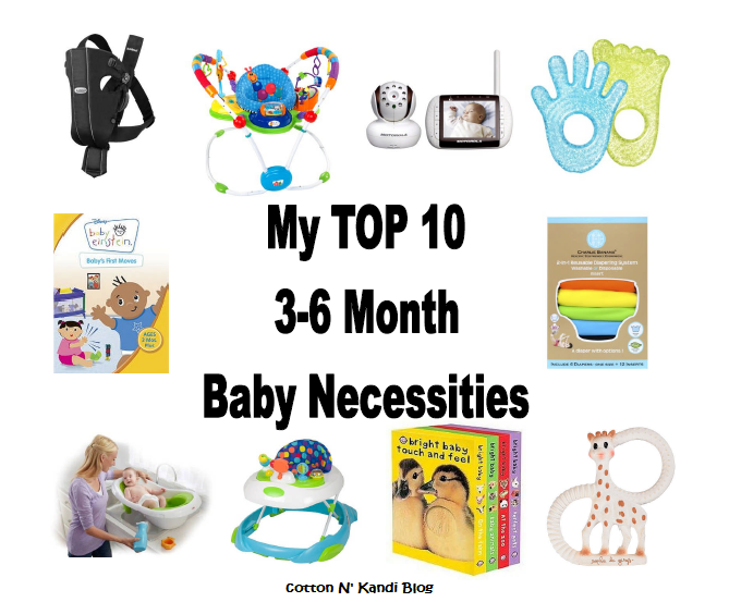 3-6 Months Baby Essentials