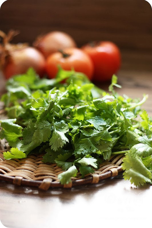 Fresh Mint and Coriander Leaves