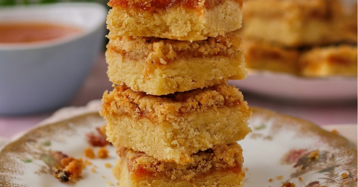 Cupcakes & Couscous Orange and Apricot Jam Squares